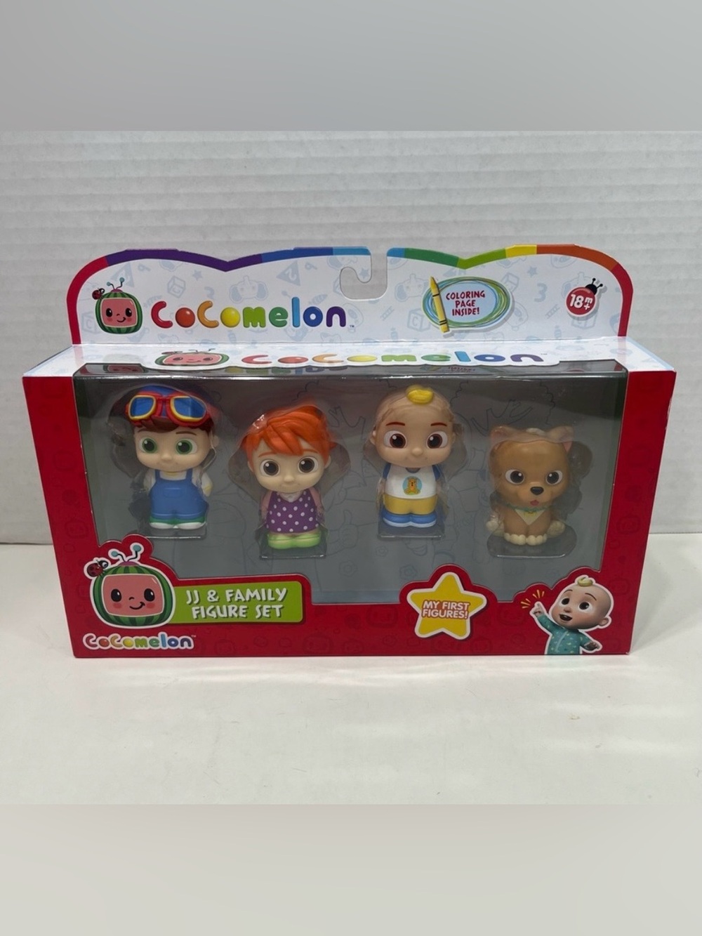 COCOMELON JJ & Family Figurine set my first figures 18 months and up NWT